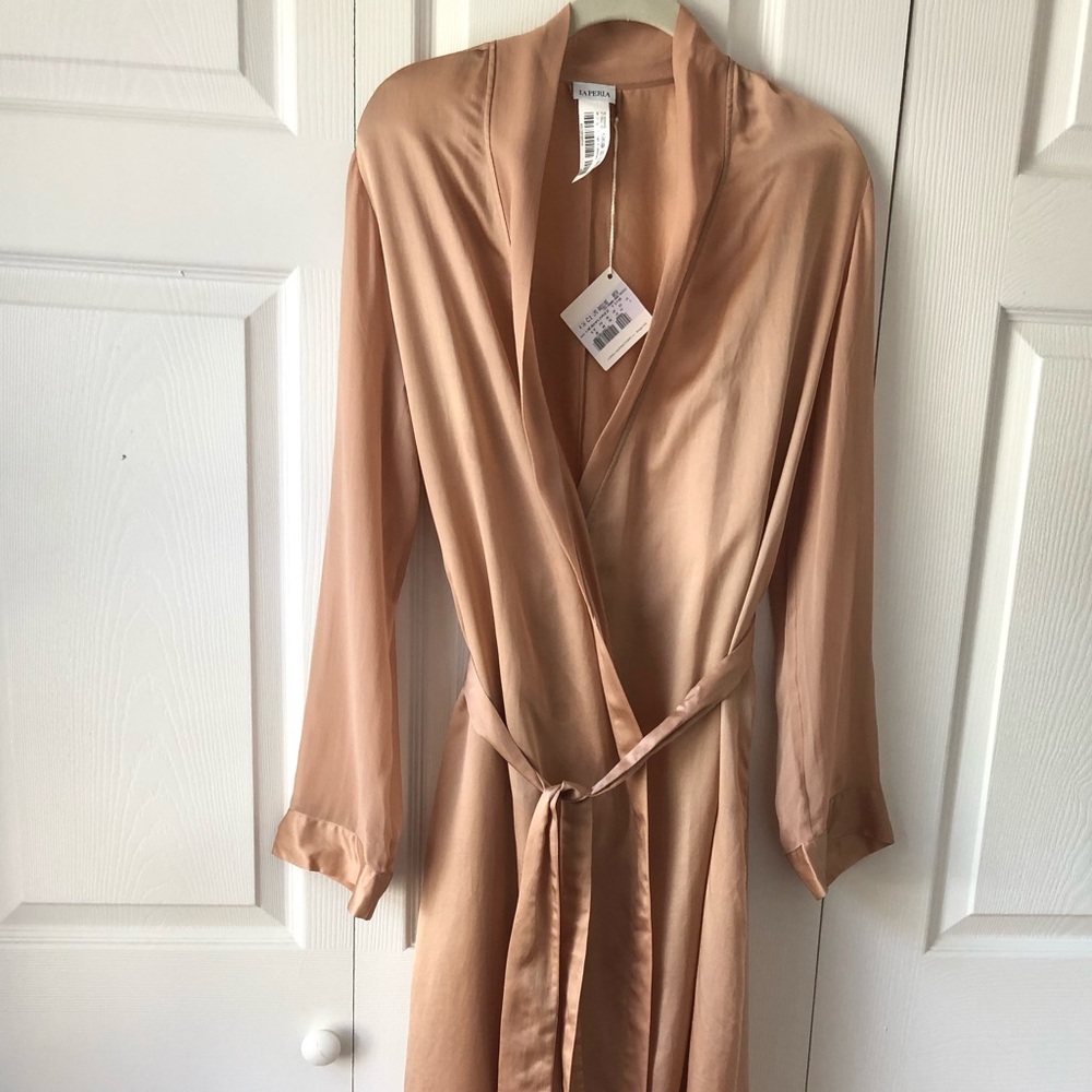 La Perla silk blend robe. New with tags. Size S